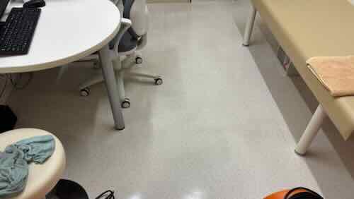 綺麗になった床の状態